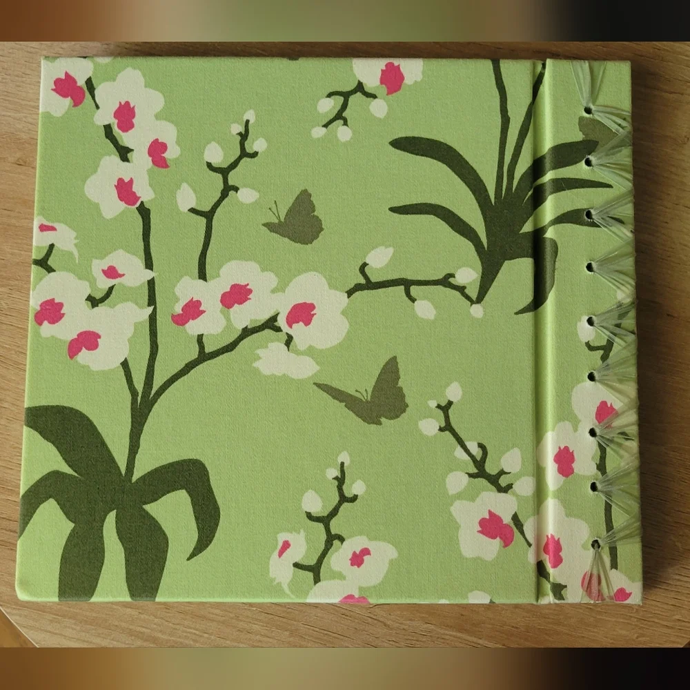 RAG and Bone Green Floral Hard Cover Anniversary Journal New!